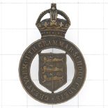 Great Yarmouth Grammar School Cadets rare Norfolk cap badge.