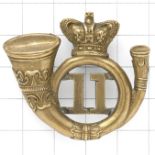 Shako / forage cap badge attributed to 11th Perthshire Rifle Volunteer Corps circa 1860-68.