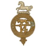 14th (Buckinghamshire) Regiment of Foot Victorian 1st pattern OR’s glengarry badge circa 1874-76.