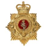 Royal Electrical & Mechanical Engineers EIIR REME Band helmet plate.