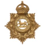 Hampshire Regiment OR’s helmet plate circa 1901-14.