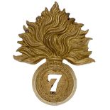 7th (or Royal Fusiliers) Regiment of Foot Victorian OR’s glengarry badge circa 1874-81.