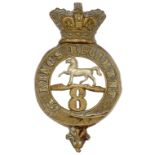 8th (The King’s) Regiment of Foot Victorian OR’s glengarry badge circa 1874-81.