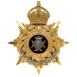 The Royal Sussex Regiment Officer’s helmet plate circa 1902-14.