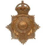 Royal Marine Light Infantry Edwardian OR’s helmet plate circa 1901-05.
