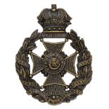 Rifle Brigade Victorian OR’s helmet plate circa 1878-90.