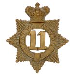 11th (North Devon) Regiment of Foot Victorian OR’s glengarry badge circa 1874-81.