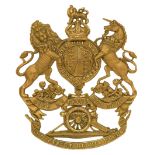 Royal Canadian Artillery Senior NCO’s helmet plate circa 1901-14.