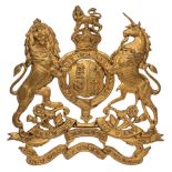 Royal Engineers Territorial Officer’s helmet plate circa 1908-14.