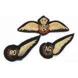 WW2 Period RAF Radio Operators Aircrew Brevet Badge etc.