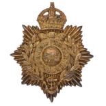 Royal Marines Senior NCO’s helmet plate circa 1905-52.