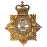 Prince of Wales’s Division Band helmet plate.