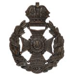 Rifle Brigade Victorian OR’s helmet plate circa 1878-90.