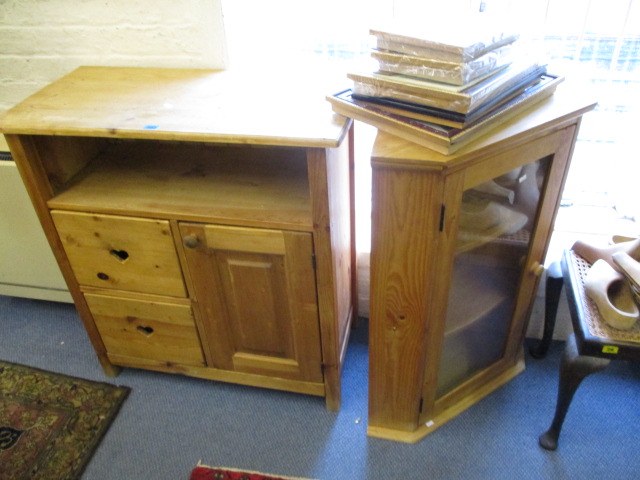 A modern bathroom shelf unit with slatted sides and a slatted cupboard door, 70 h x 17 w x 17 d