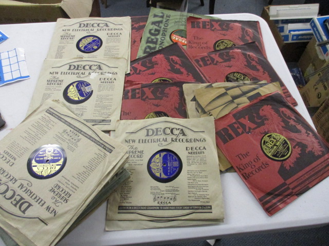 1930s New, old stock 78 rpm records