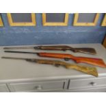 Three air rifles to include a Webley Falcon, a BSA Meteor and another