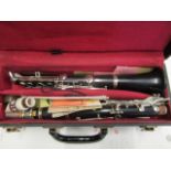 A Regent Boosey & Hawkes clarinet, serial number 47966, cased