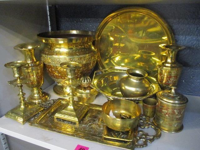 Miscellaneous brassware and metal ware - Image 2 of 2