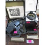 The Elbco Sextant, cased, Caig Industry Co Ltd Japanese compass, two Hohner harmonicas, one in a