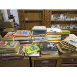Children related and other books and 1930s comics to include Holiday Annual 1925, The Grefriars