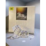 A boxed Swarovski model entitled The Lion