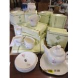 A collection of Irish Parisian chinaware, boxed