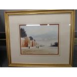 Gordon Blakey - The Walls of Marrakech, a watercolour, , signed lower right hand corner, 9 3/4"w x