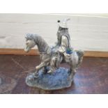 Gandalf and Shadowfax, a pewter figure from the Lord of the Rings collection first series No.11 a
