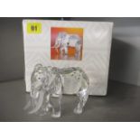 A boxed Swarovski model entitled The Elephant