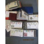 A quantity of British First Day Covers, mainly 1980s and franked envelopes