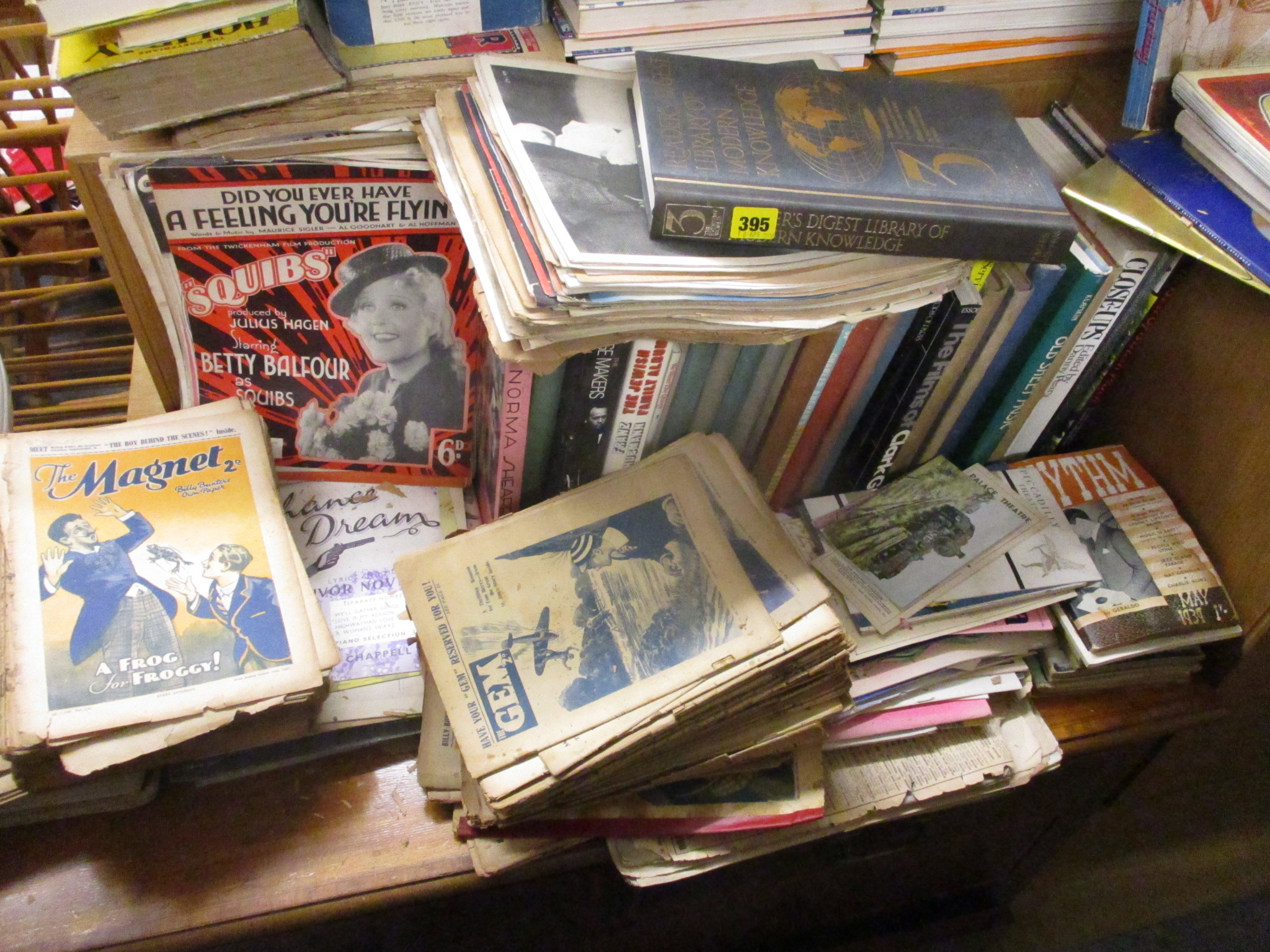 Theatre and film related ephemera to include magazines, books, The Magnet, The Gem and others