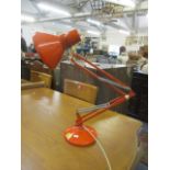 A vintage Herbert Terry anglepoise lamp