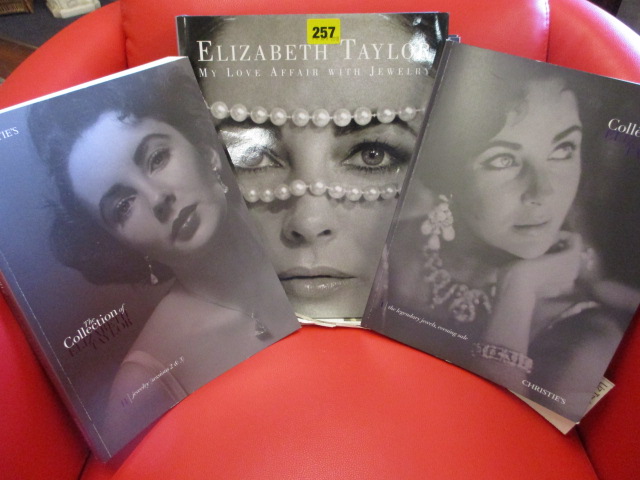 Two Christies Elizabeth Taylor auction catalogues and an Elizabeth Taylor 'My Love Affair with