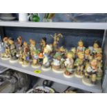 A collection of Goebel figurines (24)