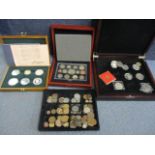 A small quantity of miscellaneous coinage to include ha'pennies, threpenny bits, half crowns and