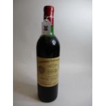 A bottle of Chateau Cheval St Emilion 1970