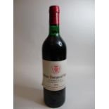 A bottle of Chateau Bourgneuf-Vayron Pomerol 1979