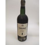 A bottle of Sandeman 1958 vintage Port