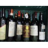 Thirteen bottles of mixed reds to include Rioja