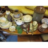 Vintage china and household items to include Johnson Brothers 'Victorian' tableware