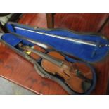 A late 19th/early 20th century cased violin