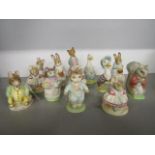 A group of Royal Albert and Beswick Beatrix Potter figurines to include Beswick Foxy Whiskered