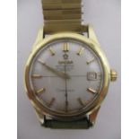 An Omega Constellation, gents automatic, gold plated and stainless steel cased wristwatch, circa