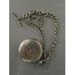 J W Benson, The Ludgate Watch, a silver cased key-wound hunter pocket watch, 1 1/2" white