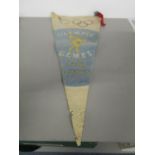 A London 1948 Olympic Games cloth pennant