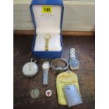 A quantity of mixed wristwatches to include a boxed Rotary watch