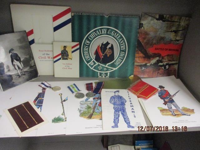 A 1959 The Army of the United States illustrated with A4 facsimile plates, together with military