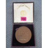 An 1884 bronze New Council Chamber medal