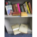 A collection of hardback books to include a 1923 Westward Ho by Charles Kingsley and an 1890 Early