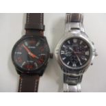 Two Citizen Eco-Drive watches to include a chronograph WR100